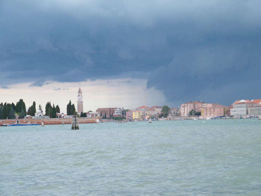original Photo-clouds over Venice